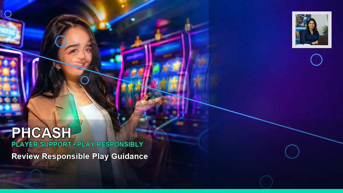 PHCASH mobile casino interface presented in a left-framed layout for Philippine players